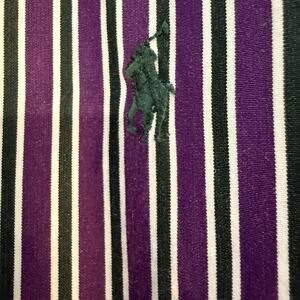 Vintage Ralph Lauren Shirt Men's 17.5/XL Cotton Blaire Stripe Button Down